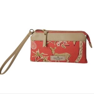 Spartina 449 Emma Lowcountry Wristlet Fauna Red NEW
